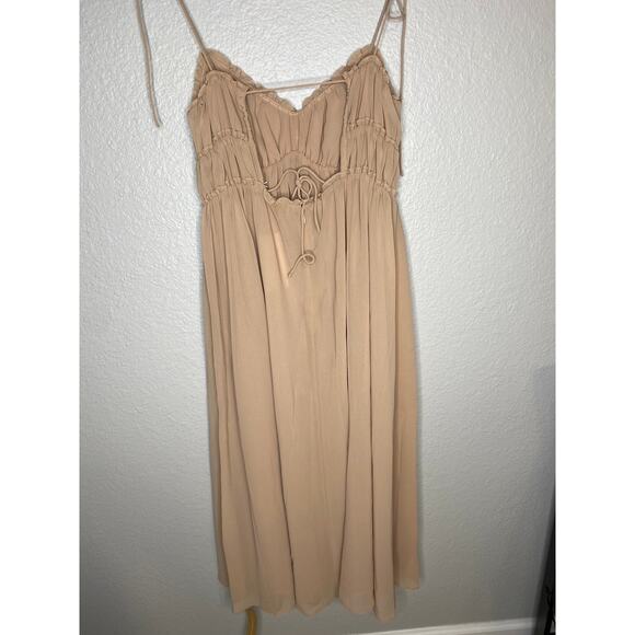 Reformation Pique Midi Dress in Paloma 4 - Picture 6 of 9